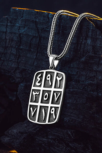 OSMANLI GÜMÜŞ Kolye, Zincir, Künye