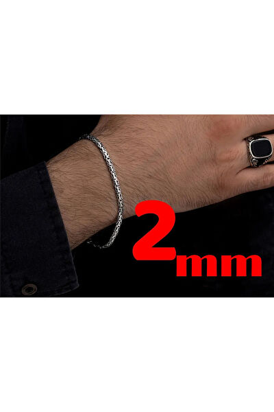 OSMANLI GÜMÜŞ Erkek Bileklik