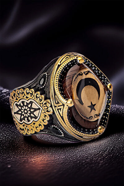 OSMANLI GÜMÜŞ Erkek Yüzük