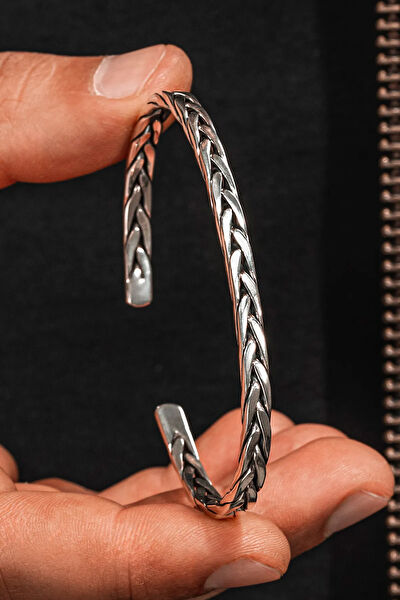 OSMANLI GÜMÜŞ Erkek Bileklik