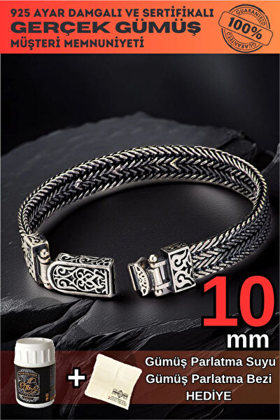 OSMANLI GÜMÜŞ Erkek Bileklik
