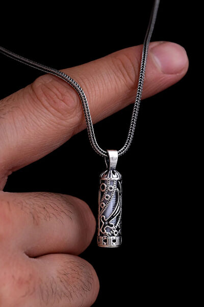 OSMANLI GÜMÜŞ Kolye, Zincir, Künye