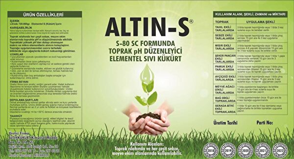 Altın Kükürt Gübre