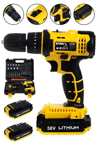 Staxx Power Akülü Vidalama