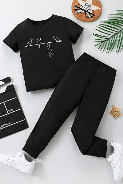 Uygun Tarz Kız Çocuk Eşofman