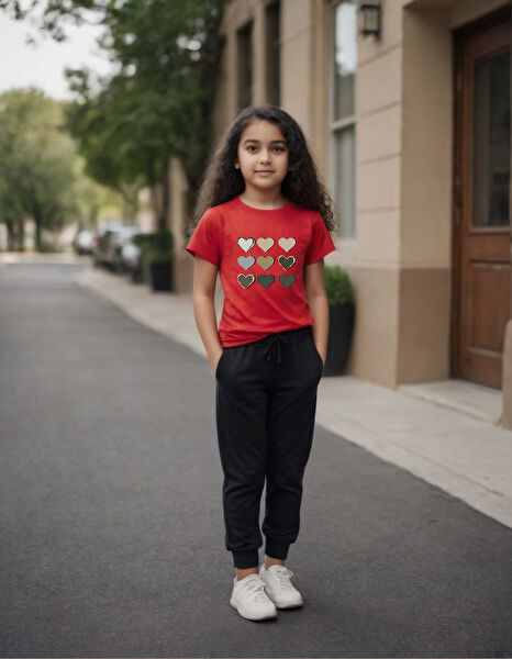 Uygun Tarz Kız Çocuk Eşofman