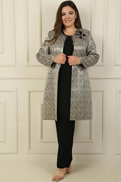 Saygı Giyim Büyük Beden Abiye Elbise