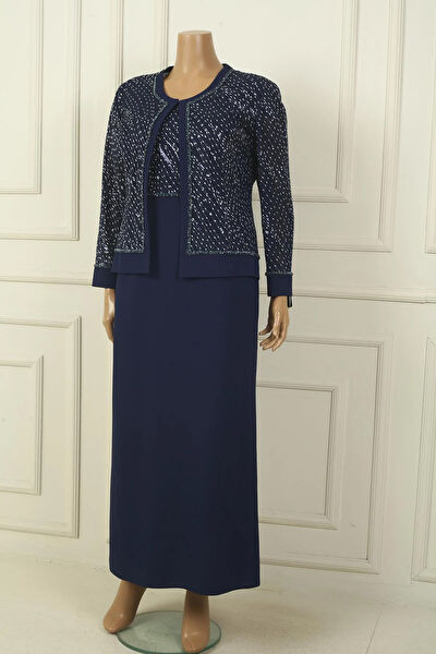 Saygı Giyim Büyük Beden Abiye Elbise