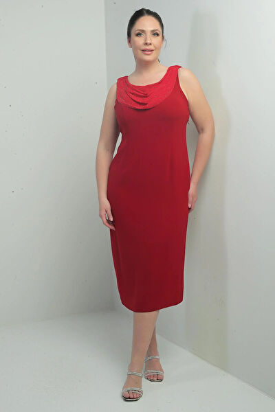 Saygı Giyim Büyük Beden Abiye Elbise