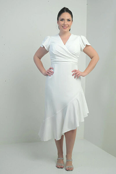 Saygı Giyim Büyük Beden Abiye Elbise