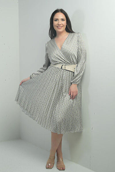 Saygı Giyim Büyük Beden Günlük Elbise