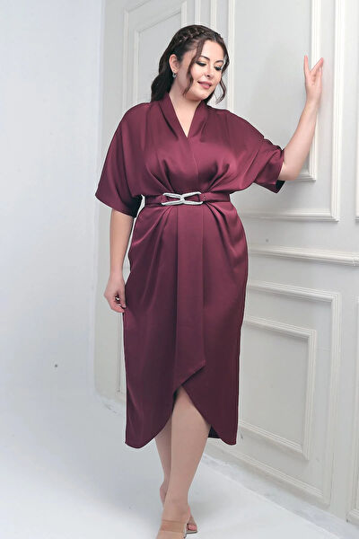 Saygı Giyim Büyük Beden Abiye Elbise