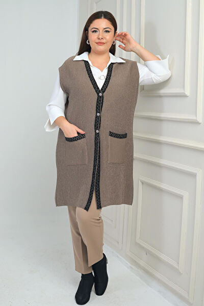 Saygı Giyim Büyük Beden Yelek