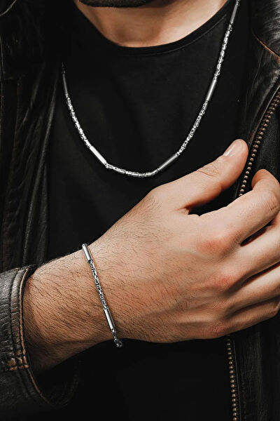 OSMANLI GÜMÜŞ Kolye, Zincir, Künye