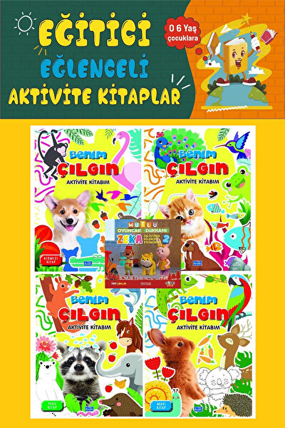 0-6 Yaş Yayınları Aktivite ve Zeka Gelişim Kitapları