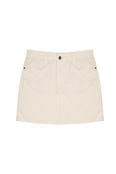 Quzu Kadın Kot Etek