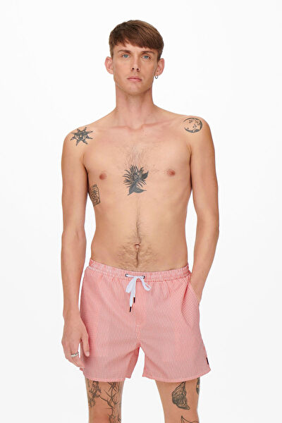 Only & Sons Erkek Deniz Şortu, Mayo