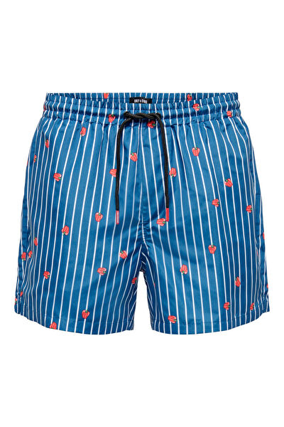 Only & Sons Erkek Deniz Şortu, Mayo