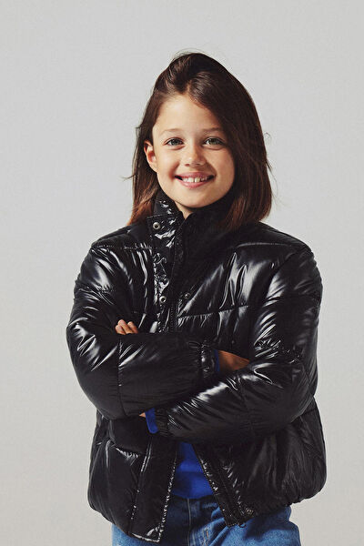 Name İt Kız Çocuk Mont, Kaban