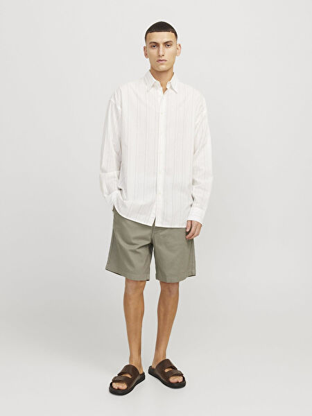 Jack & Jones Erkek Şort, Bermuda, Kapri