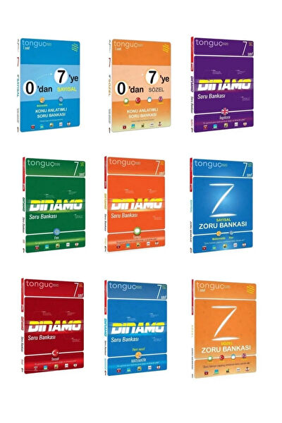 Tonguç Yayınları Ders ve Yardımcı Kaynak Kitapları