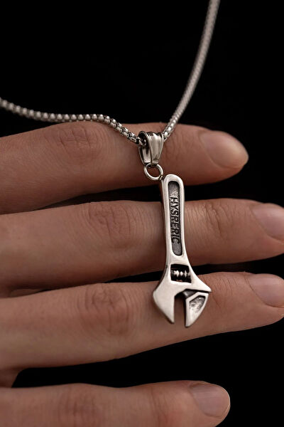 OSMANLI GÜMÜŞ Kolye, Zincir, Künye