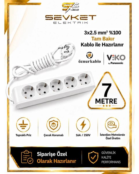 Viko Grup Priz, Uzatma Kablosu