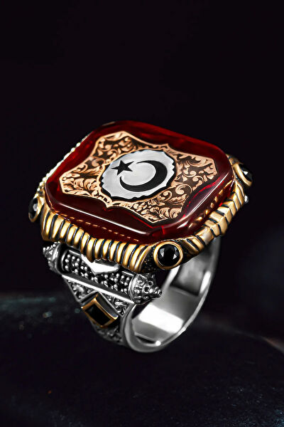 OSMANLI GÜMÜŞ Erkek Yüzük