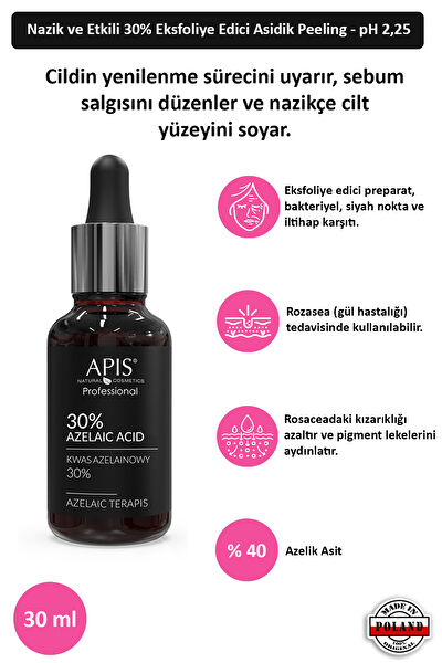 Apis Natural Cosmetics Yüz Peeling, Scrub