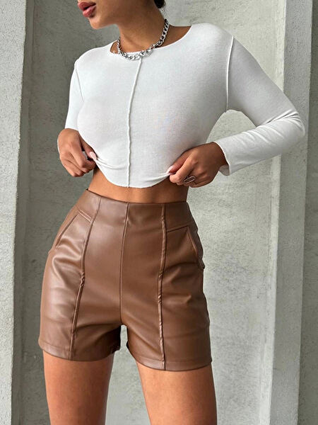 Gizmurstore Kadın Şort, Bermuda, Kapri