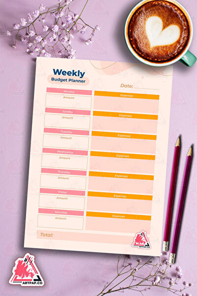 artpapco Defter, Ajanda