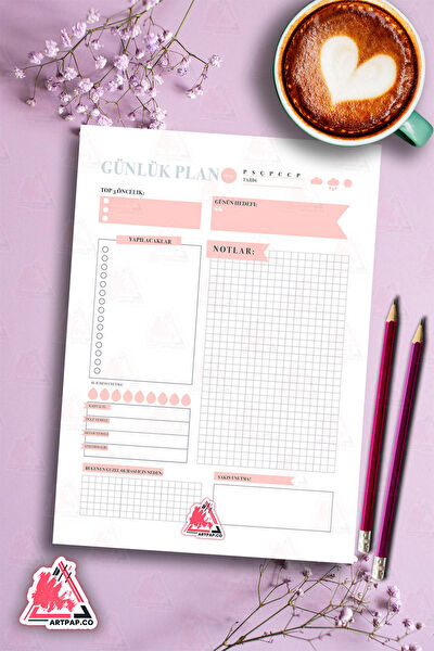 artpapco Defter, Ajanda