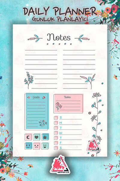 artpapco Defter, Ajanda