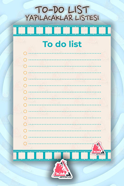 artpapco Defter, Ajanda