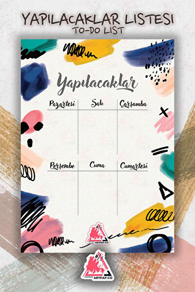 artpapco Defter, Ajanda