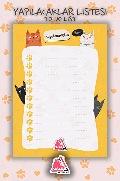 artpapco Defter, Ajanda