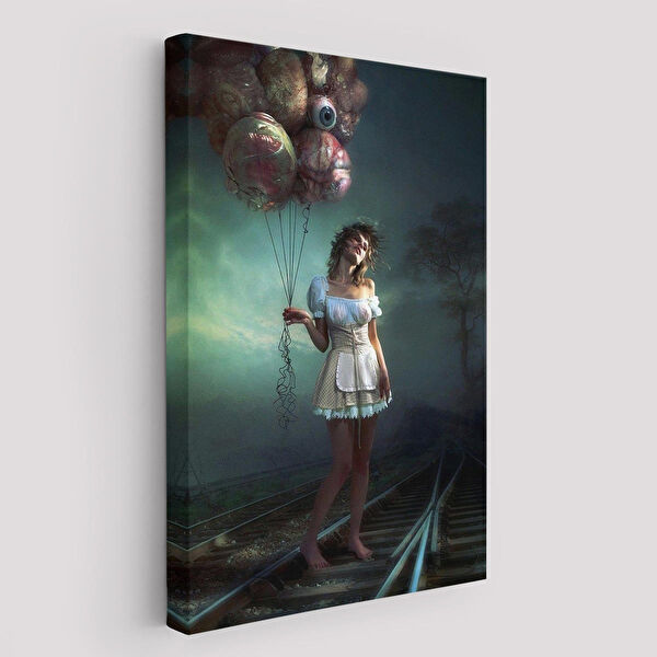 Harita Sepeti Kanvas Tablo