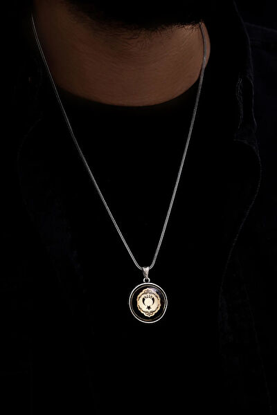 OSMANLI GÜMÜŞ Kolye, Zincir, Künye