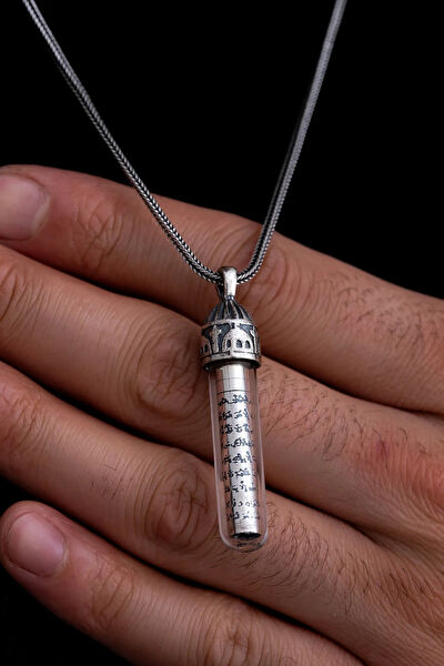 OSMANLI GÜMÜŞ Kolye, Zincir, Künye