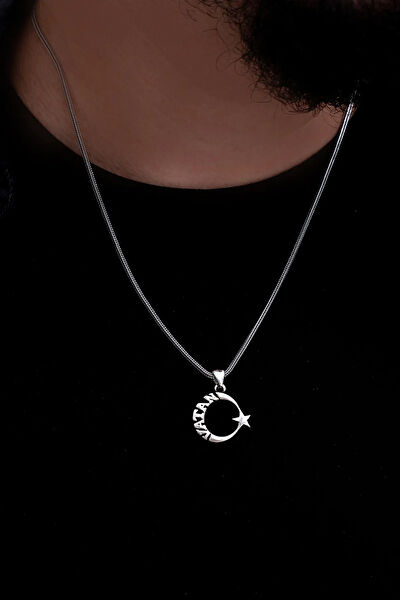 OSMANLI GÜMÜŞ Kolye, Zincir, Künye