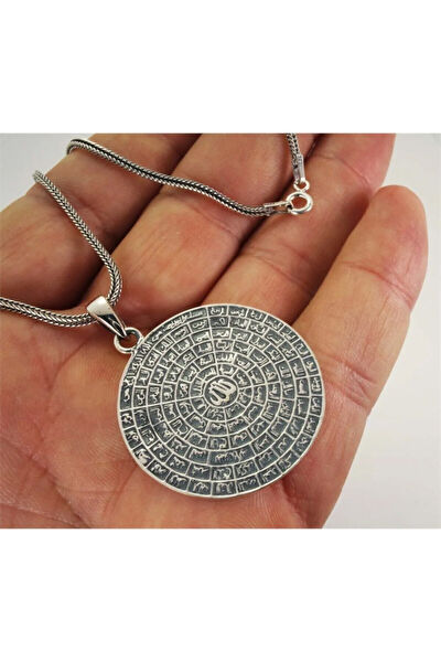 OSMANLI GÜMÜŞ Kolye, Zincir, Künye