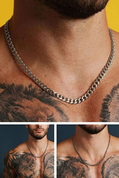 OSMANLI GÜMÜŞ Kolye, Zincir, Künye