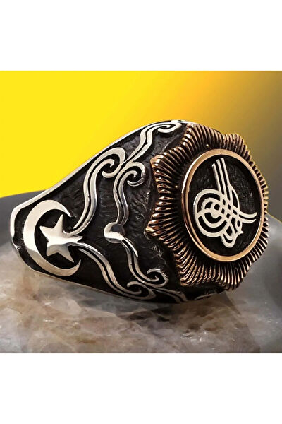 OSMANLI GÜMÜŞ Erkek Yüzük