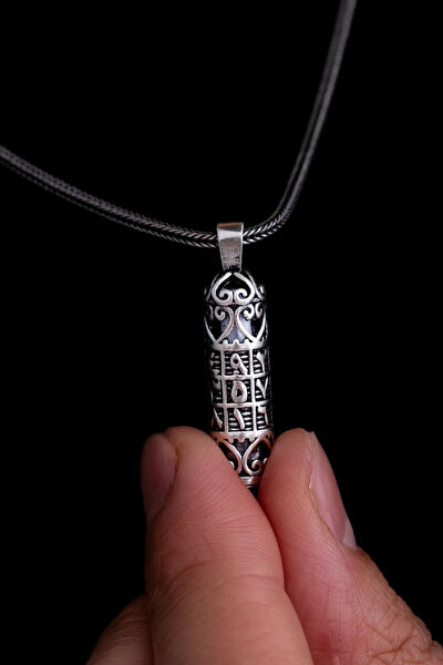 OSMANLI GÜMÜŞ Kolye, Zincir, Künye