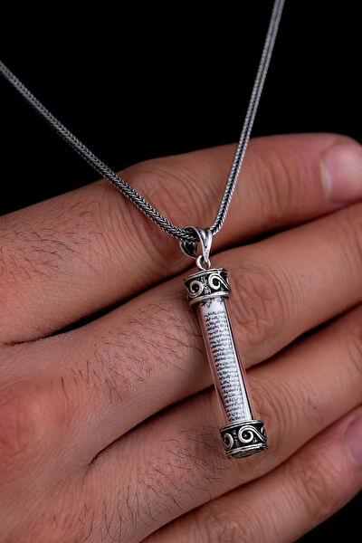 OSMANLI GÜMÜŞ Kolye, Zincir, Künye