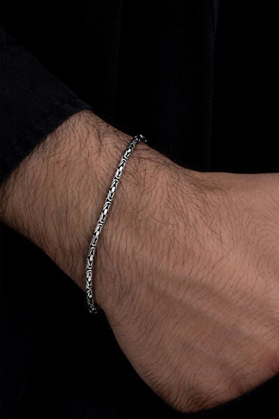 OSMANLI GÜMÜŞ Erkek Bileklik