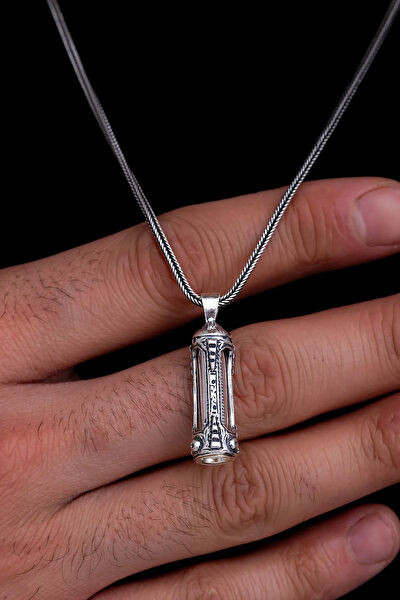 OSMANLI GÜMÜŞ Kolye, Zincir, Künye