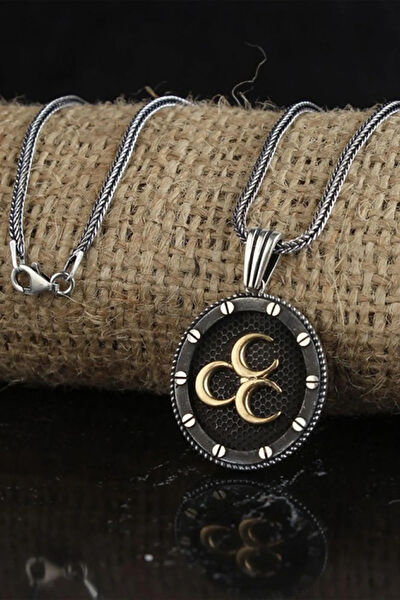 OSMANLI GÜMÜŞ Kolye, Zincir, Künye