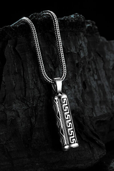 OSMANLI GÜMÜŞ Kolye, Zincir, Künye