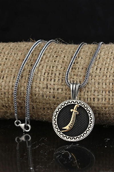 OSMANLI GÜMÜŞ Kolye, Zincir, Künye